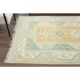 Vintage Turkish Oushak Handmade Wool Cotton Beige Area Rug 162x242