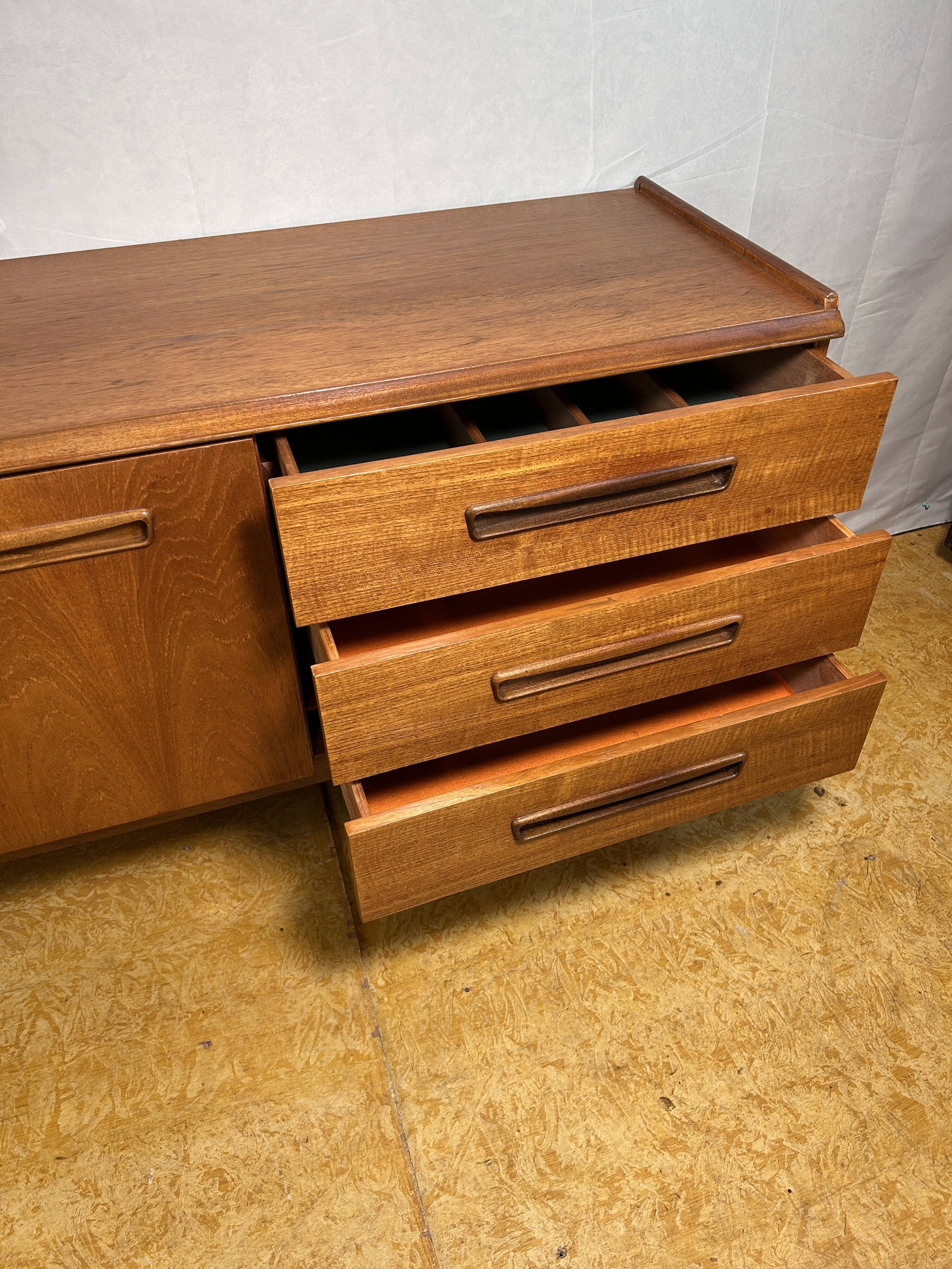 Mid-Century Retro Vintage Teak Sideboard by Meredew Furniture – 1960s