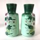 Pair of glass vases Early XXth
