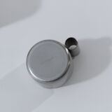 6 coffee cups porcelain and chrome Morinox Italy