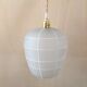 1950s frosted glass pendant light