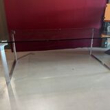 Glass coffee table