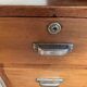 Bureau bauhaus vintage tubulaire annee 1930 en acajou