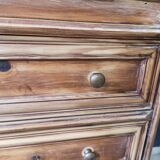 Secrétaire scriban ancien en bois