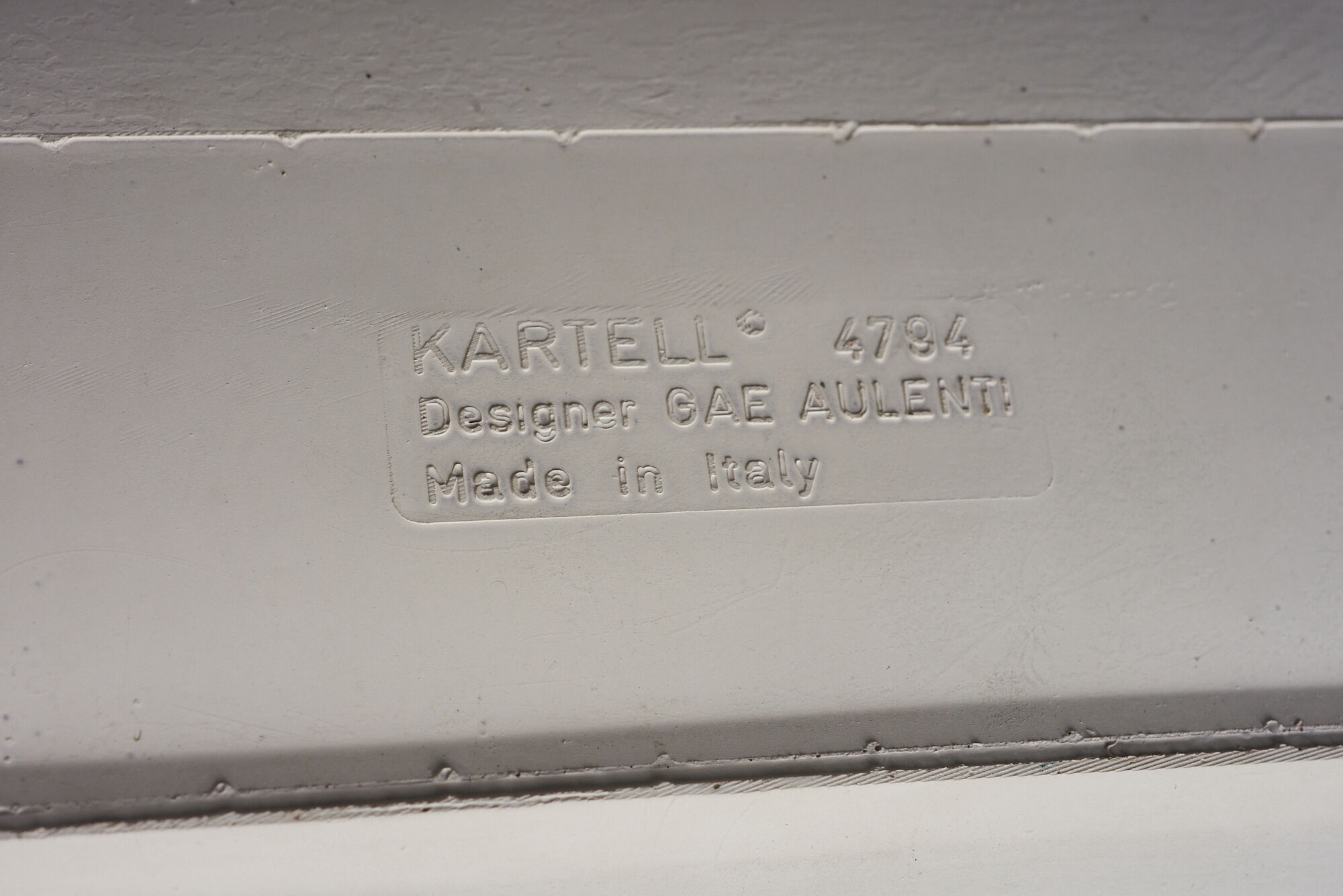 Fauteuil 4794 conçue par Gae Aulenti de Kartell, 1974