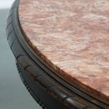 Antique French Side Table from the Early 1900s with a Marble Top