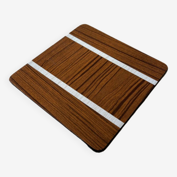 Dessous de plat Formica bois et nacre