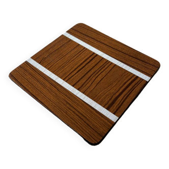 Dessous de plat Formica bois et nacre