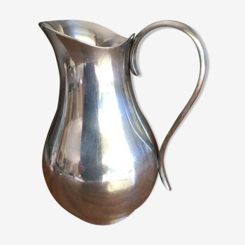 Silver metal pitcher