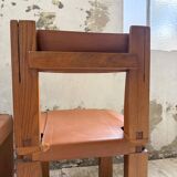 Paire de chaises Pierre Chapo S11