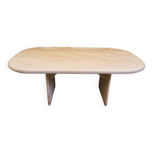 Table basse en travertin - 1970