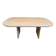 Vintage Italian travertine coffee table, 1970s