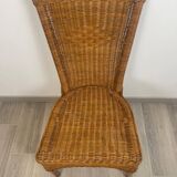 Vintage Rattan Lounge Chair (3 available)