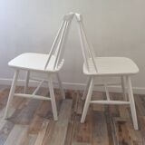Paire de chaises scandinaves des années 60