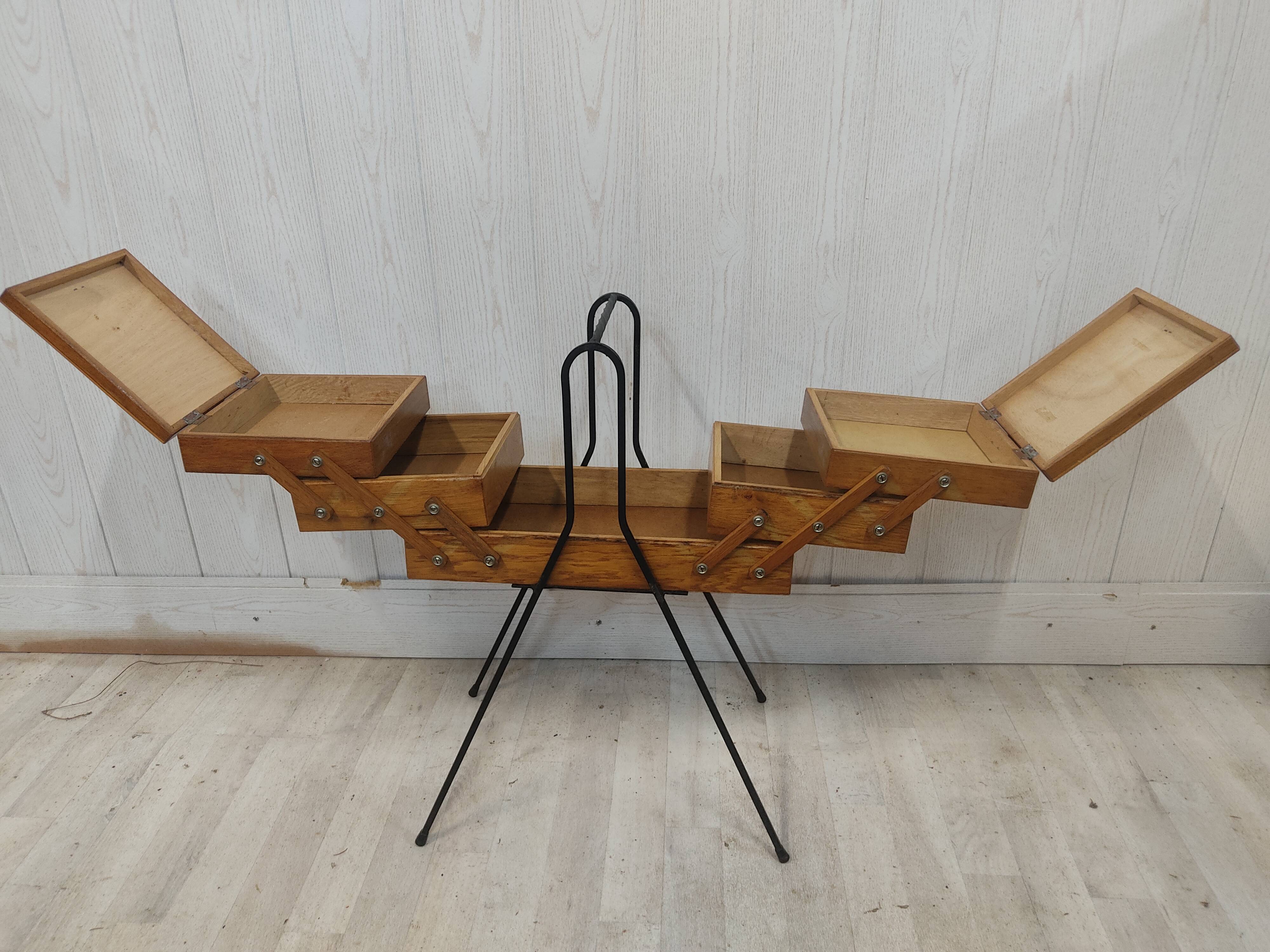 Vintage worker compass feet