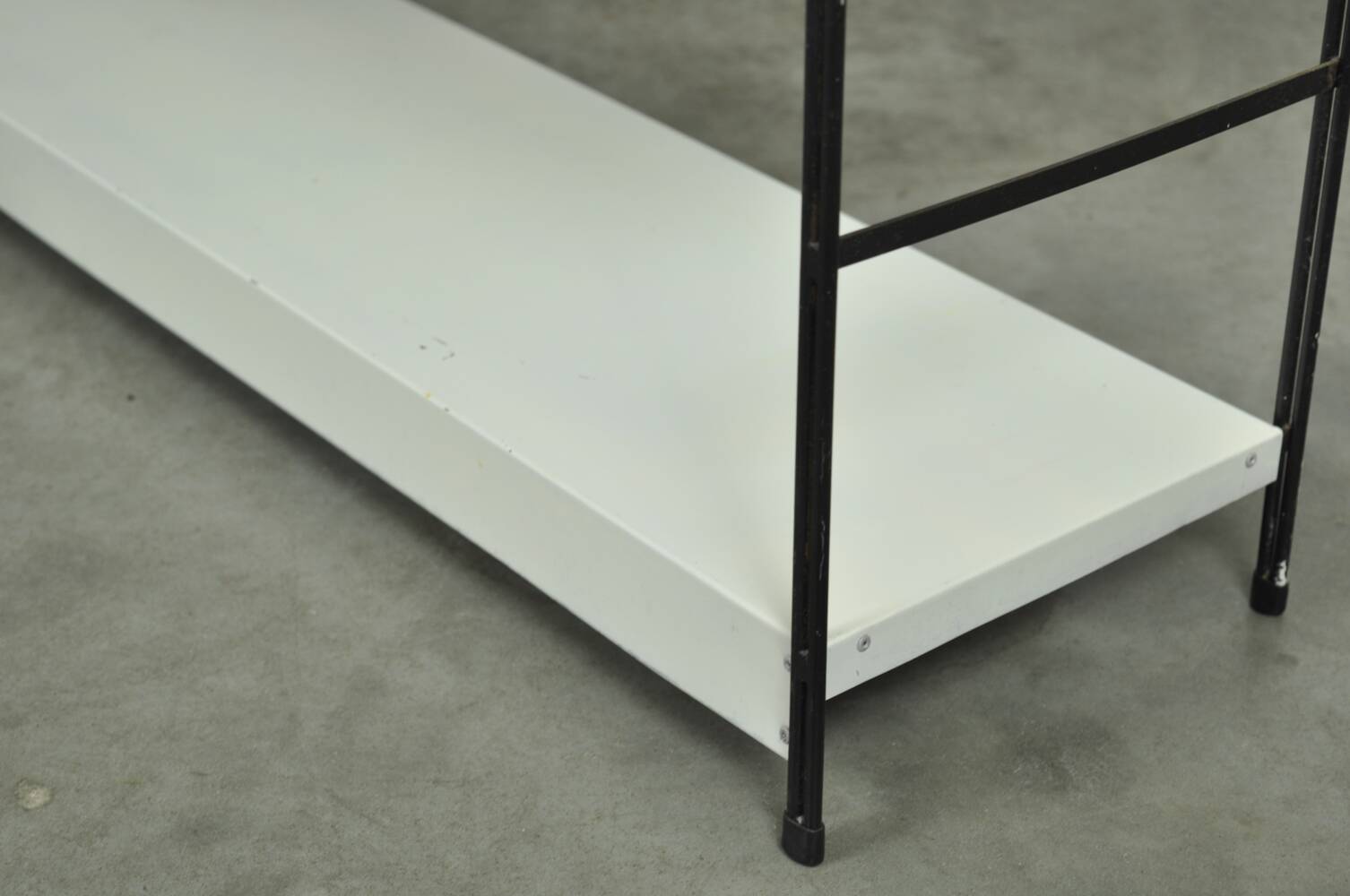 Industrial metal roomdivider / bookcases / bookshelves, 1960s Netherlands