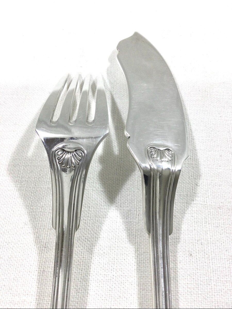 Cailar Bayard 12 Cutlery to Fish Shell