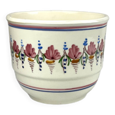 Ancien cache-pot en céramique