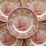English faience plates Enoch Wedgwood