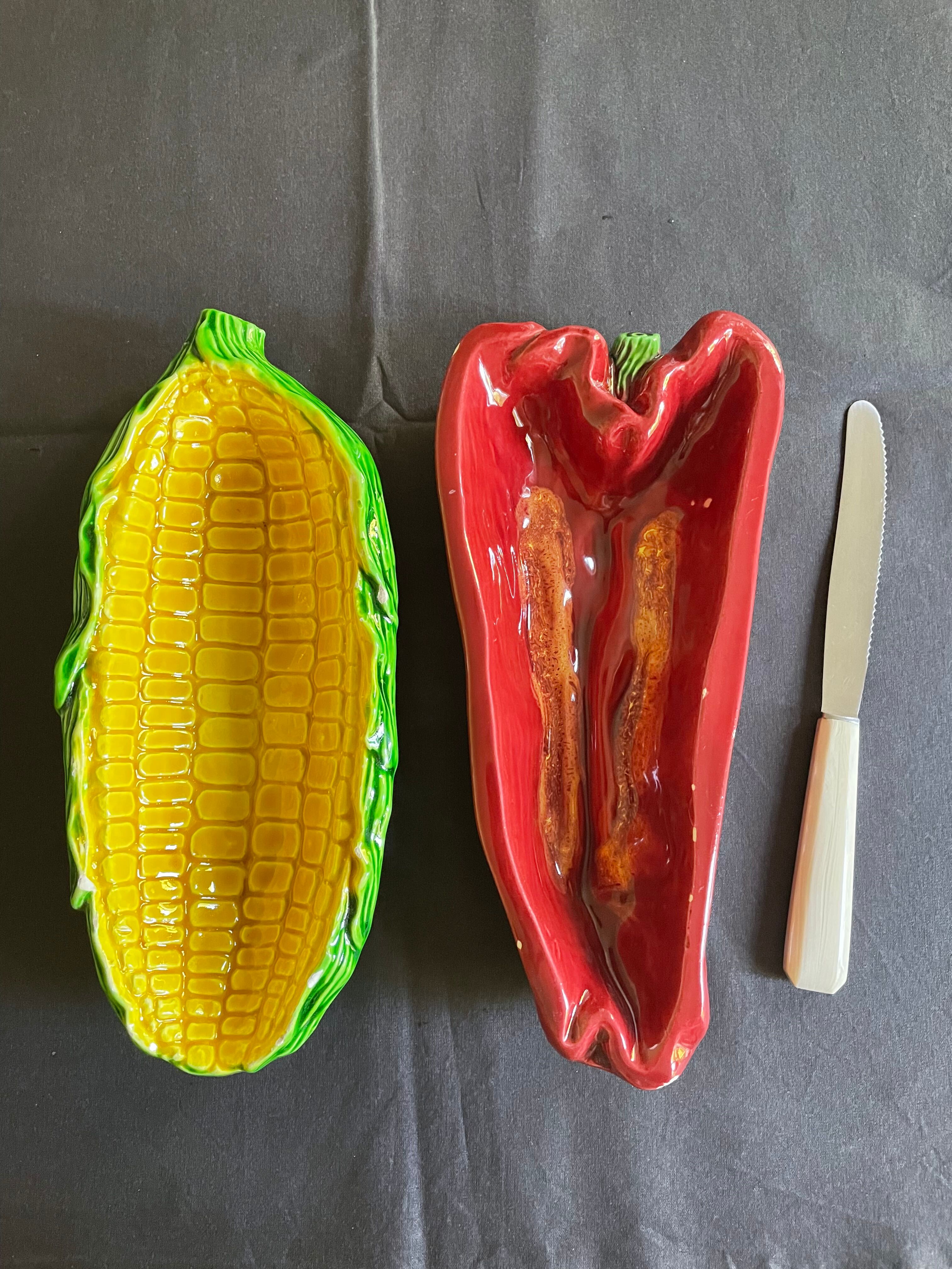 Corn and pepper slurry raviers