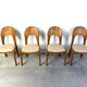 Vintage Danish oak dining chairs, 1970s