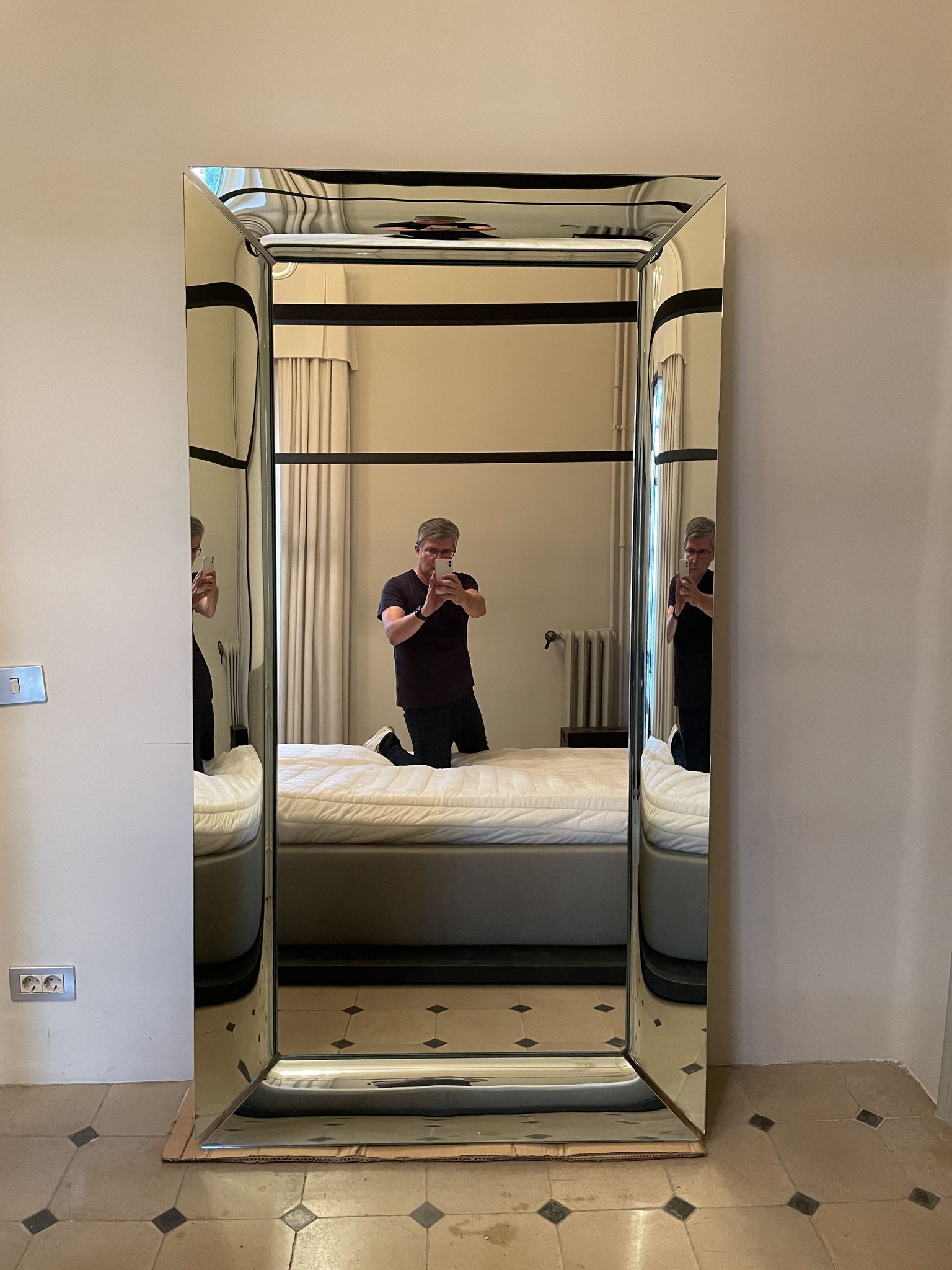 Fiam mirror by Philippe Starck