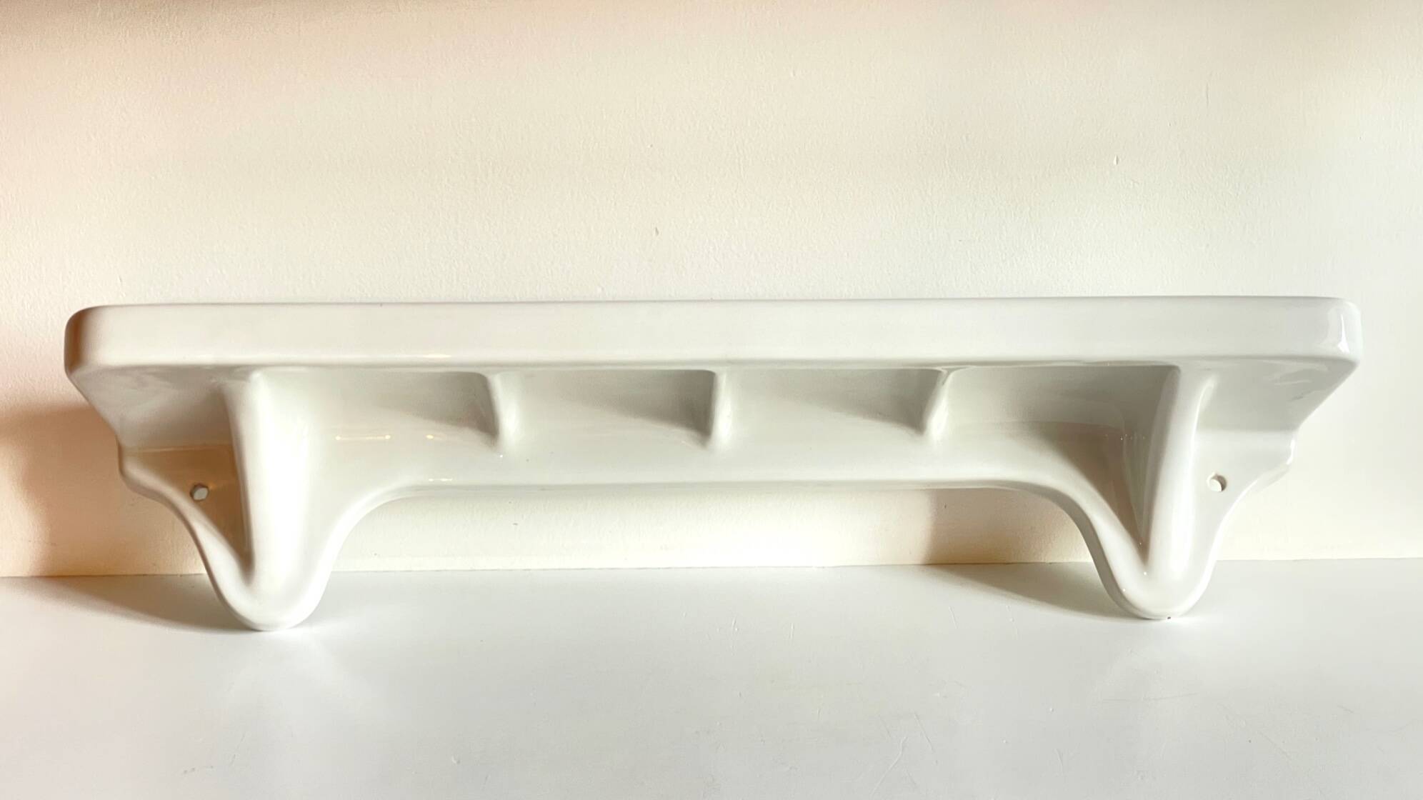 Vintage ceramic wall shelf - france