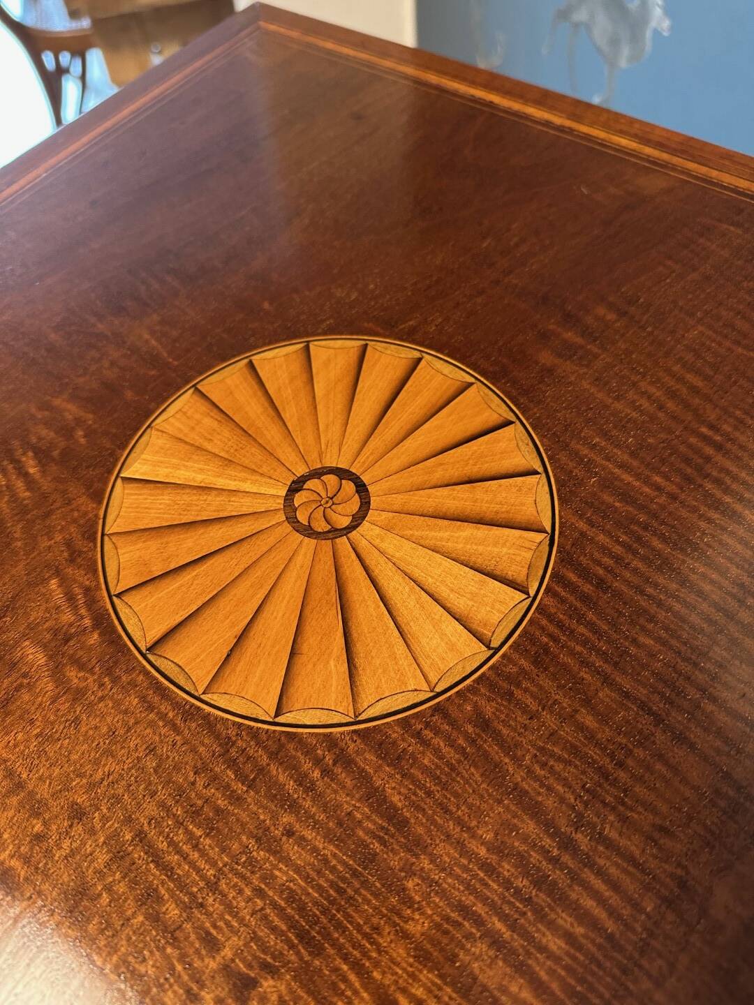 Antique revolving bookcase