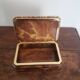 Old brown alabaster box