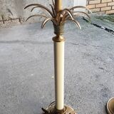 Pair of palm tree floor lamps