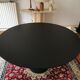 Original black wide-footed dining table