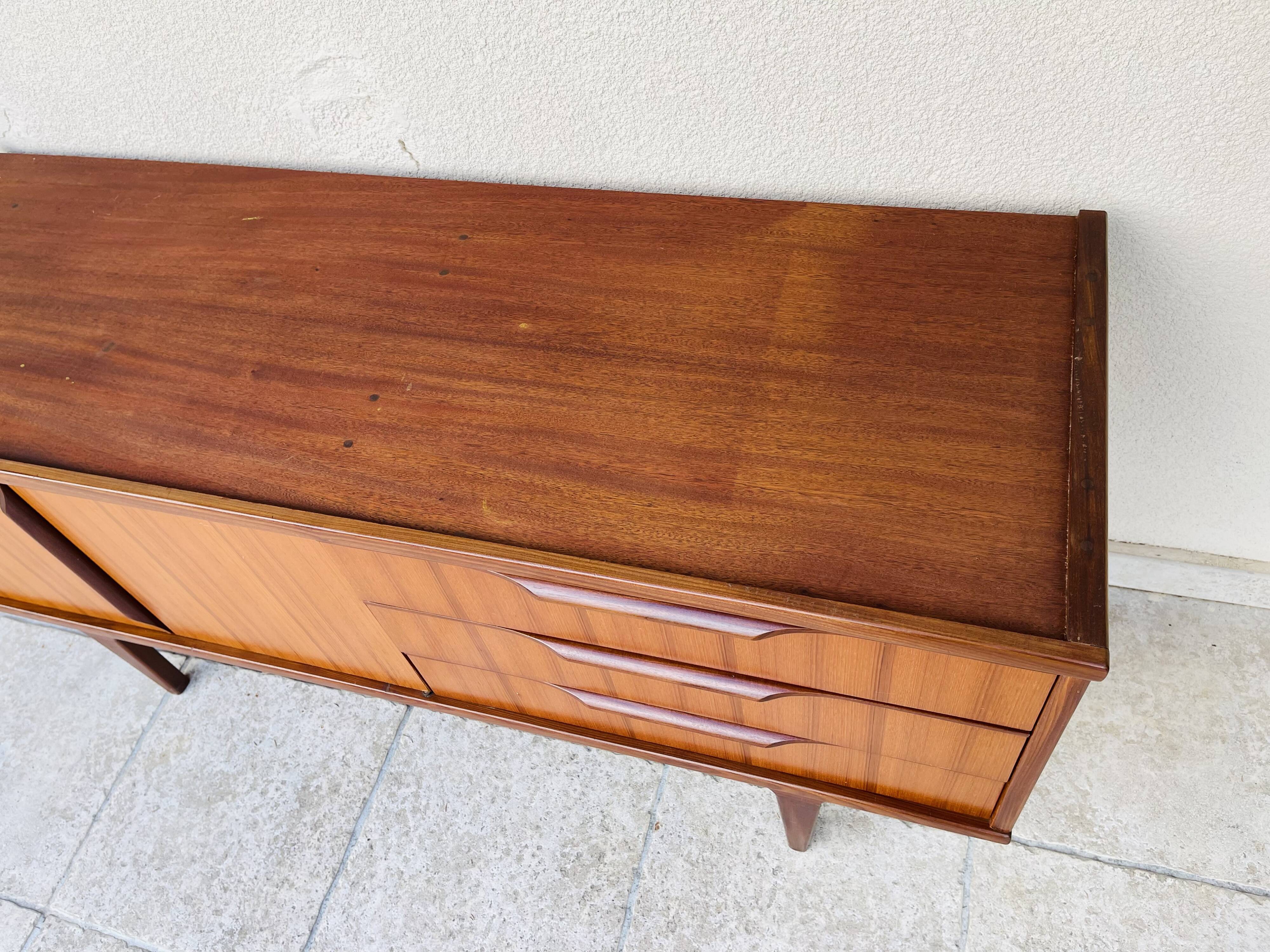 Scandinavian teak row