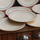 Set of 10 dessert plates, Moulin des Loups, Orchies