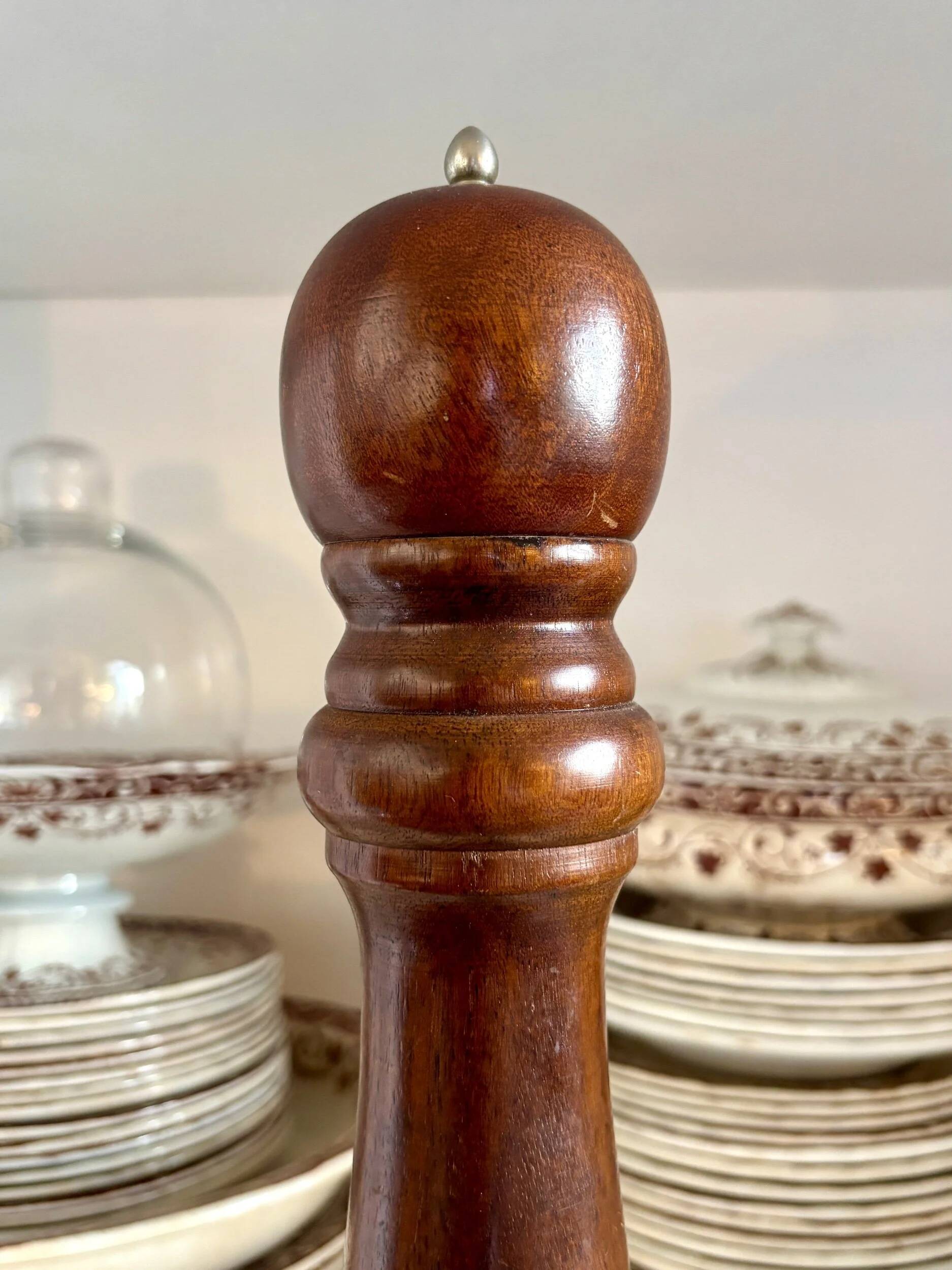 Dark Wood Pepper Mill No. 4