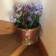 Old copper and brass pot cover 20th century