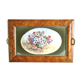 Original 1940s watercolor tray