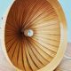 Swedish Mid Century Modern wooden pendant lamp by Hans Agne Jakobsson