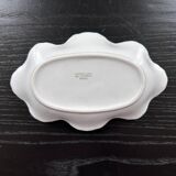 Scalloped porcelain dish