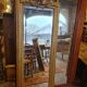 Golden mirror with doves