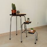 Vintage formica stepladder stool from the 70s/80s