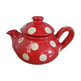 Handmade pottery teapot