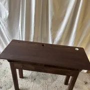 Dark wood secretary desk