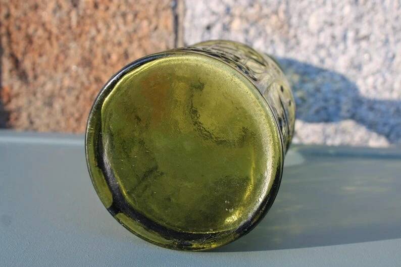 Empoli glass nautical carafe from the 1960s