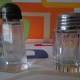 Lot of 2 table salt shakers early 20th