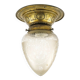 Ceiling lamp, Art Nouveau, frosted glass, Austria, 1930s