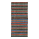 Vintage Turkish Hand-Knotted Wool Cotton Red Kilim Runner Rug 107x241