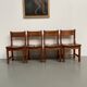 Dining table and 4 chairs, mountain furniture from the 1960s.
