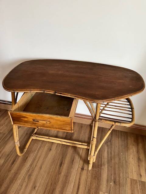 Rattan desk