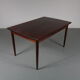Extensive dining table in rosewood, manufactured in denmark, 1950s