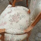Paire de fauteuils cabriolet Louis XV